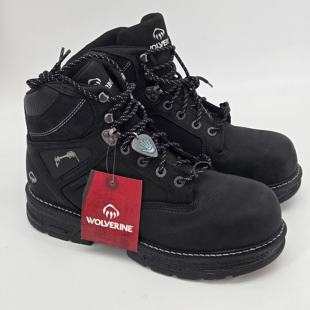 Wolverine x Metallica Scholars I-90 Rush CarbonMax Boot 12EW Black NWT Wide